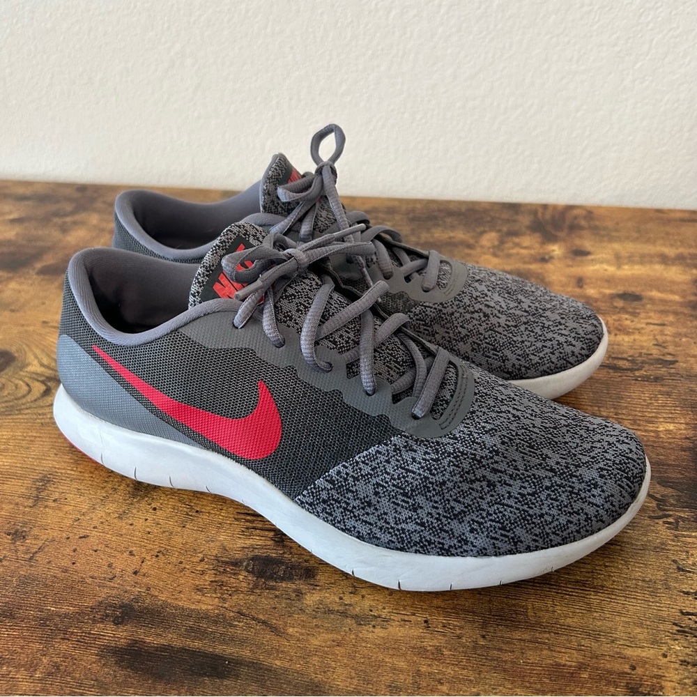 Nike Men's Flex Cintact Running shoes - grey / red